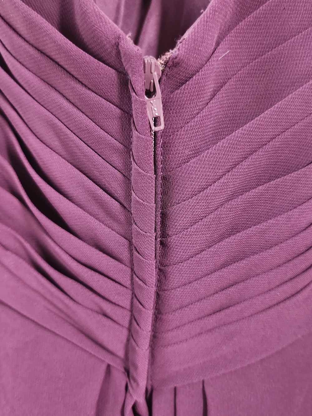 Allure Bridals Strapless Plum Purple Evening Gown - Picture 5 of 6